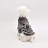 small dog cute fuzzy ball hooded dog extra warm coat