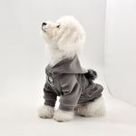 small dog cute fuzzy ball hooded dog extra warm coat