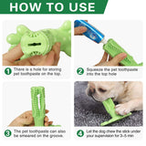 Effective dog teeth cleaning brushing stick toy