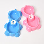 pet bear twin bowls auto watering(choose your favourite soft drink bottle on)