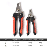 2 size dogs & cats nail clipper set
