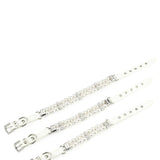 white pearl adjustable dog cat collar