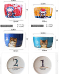 pet Japanese hand painted  Porcelain twin bowl