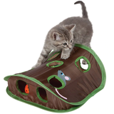 mouse hunt 9 holes cat toy
