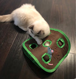 mouse hunt 9 holes cat toy