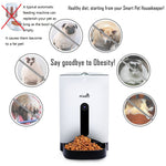 smart auto food feeder romote control