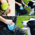 portable silicone pet treat pouch