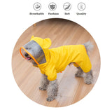 cute breathable dog raincoat(<10KG)
