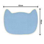 waterproof cat litter trapping gravels collector pad