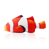 Plush 3D cat fish catnip toy（10 Species & 3 Size of fish)